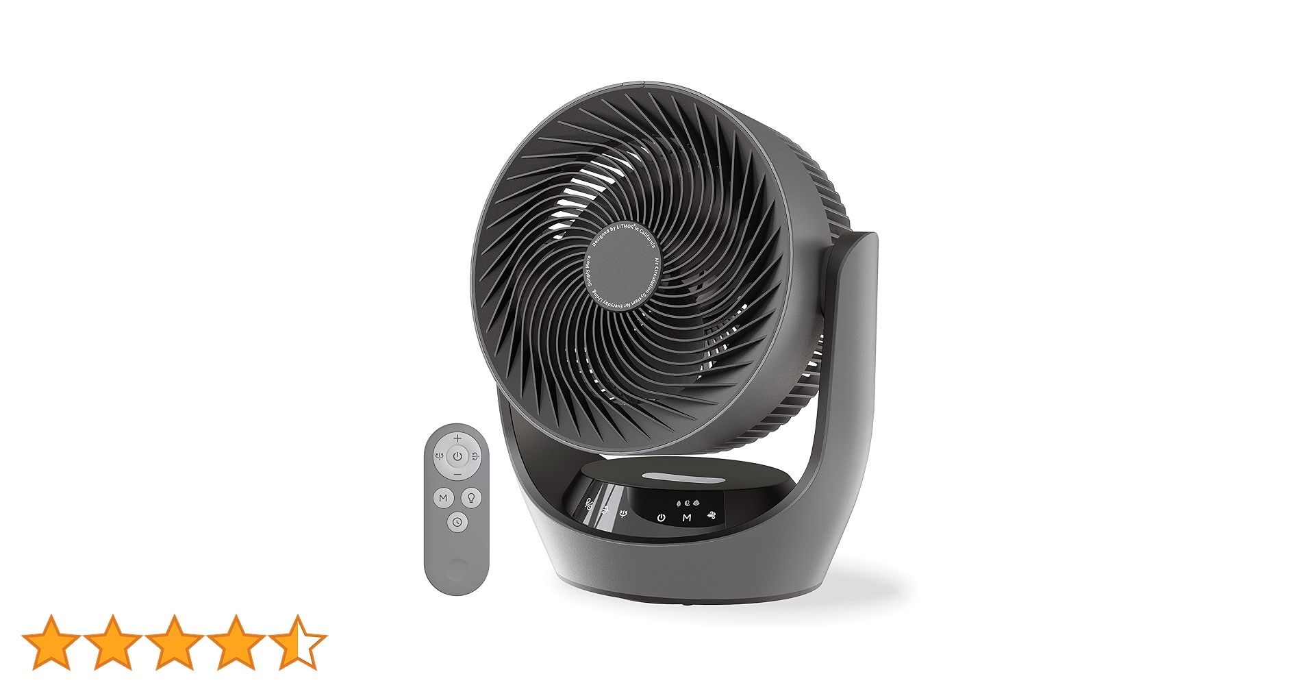 Amazon | Polar Cedar サーキュレーター 静音 22dB DCモーター 360度首